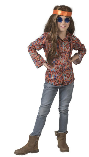 Hippie Shirt Marvin Jungenkostüm