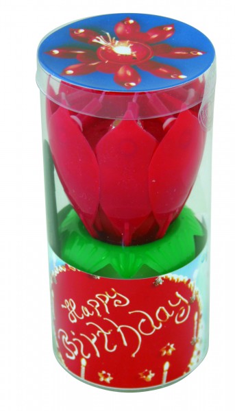 Tischfeuerwerk Geburtstags-Blume