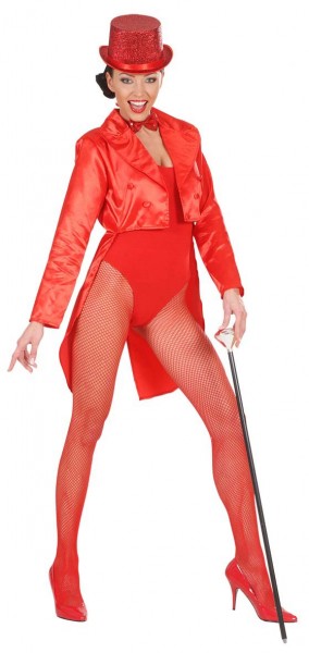 Roter Damen Showfrack