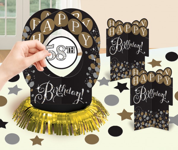 Golden Age Birthday Tischdeko-Set