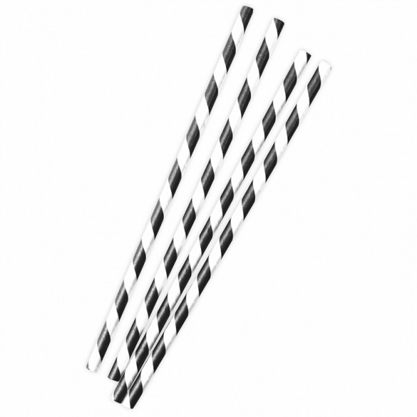 12 Fußball Kicker Party Papier Strohhalme 20 cm