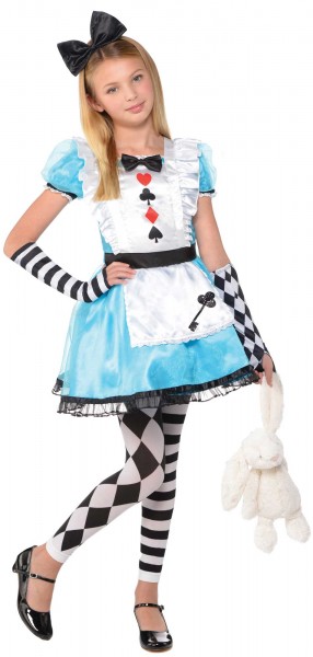 Alice im Wunderland Mädchenkostüm