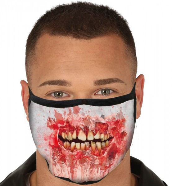 Mund Nasen Maske Horror Zombie