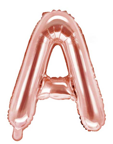Folienballon A roségold 35cm
