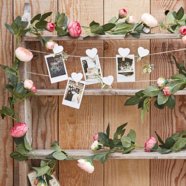 Landliebe Hochzeit Rosengirlande