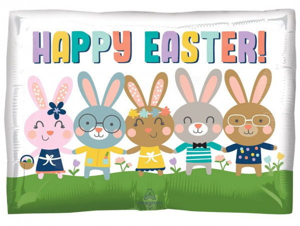 Happy Easter Hasentreff Folienballon
