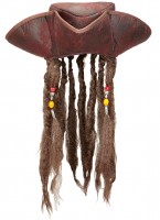 Gilman Piratenhut Mit Haaren In Lederoptik