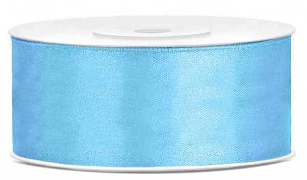25m Geschenkband himmelblau 25mm breit