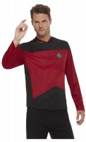 Star Trek next Generation Uniform Shirt für Herren rot