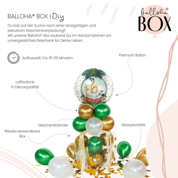 Balloha Geschenkbox DIY Jungle Friends Sechs XL 3
