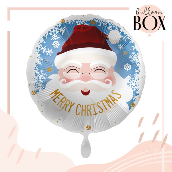 Balloha Geschenkbox DIY Santa Merry Christmas XL
