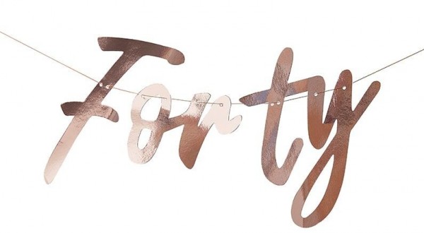 Hello Forty Girlande 1,7m