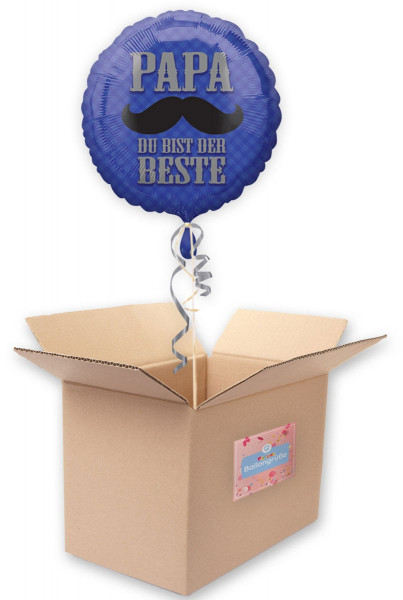 Folienballon Papa du bist der Beste 43cm 2