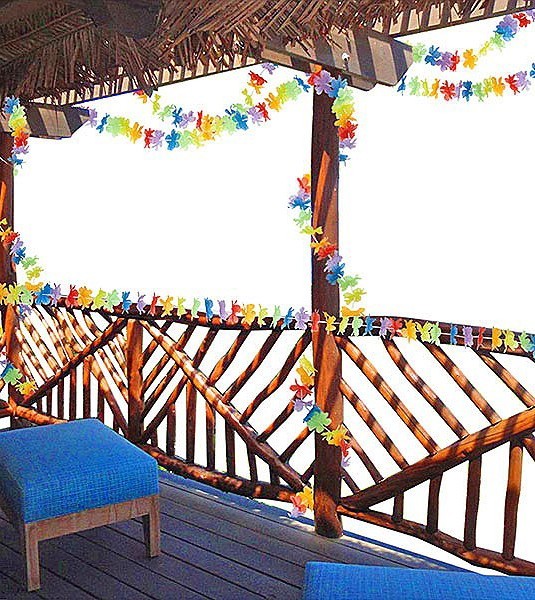 Hawaiiketten Blumengirlande 300cm