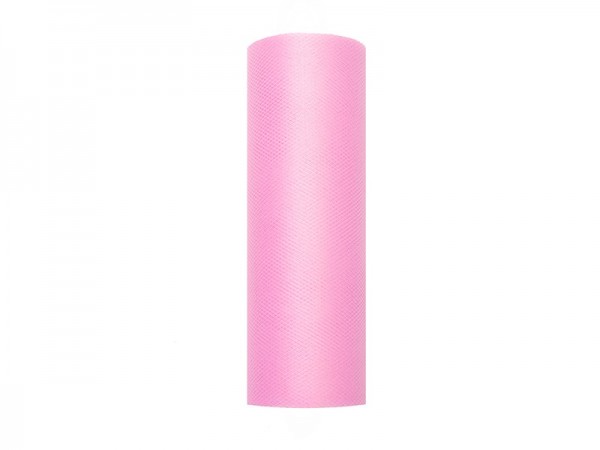 9m Tüllstoff in Rosa 2