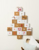 Vorschau: 24 Adventskalender Schachteln Sterne silber