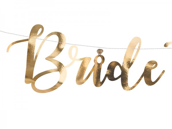 Goldene Bride to be Girlande 80cm 5