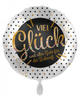 Glück für die Zukunft Folienballon 43cm