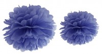 Pompon Romy dunkelblau 25cm
