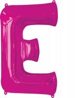 Folienballon Buchstabe E pink XL 81cm