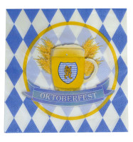 16 Bayrische Oktoberfest Servietten