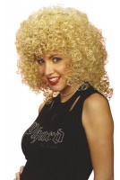 Blonde Dauerwelle Perücke