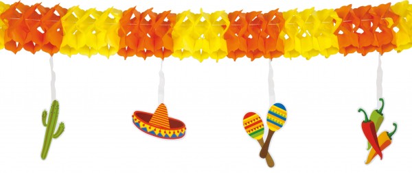 Mexiko Fiesta Girlande 4m