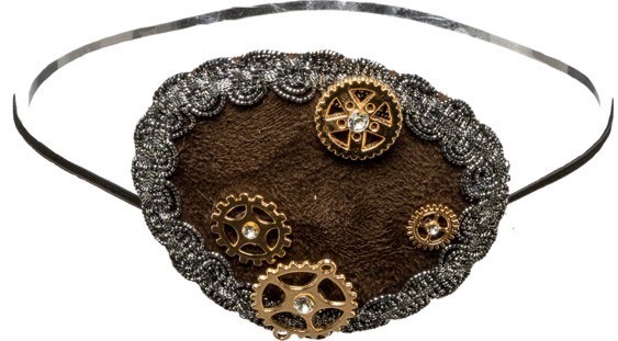 Steampunk Piratenlady Augenklappe
