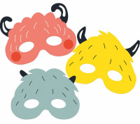 6 Monster Festival Partymasken