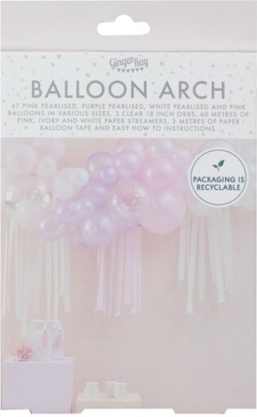 Sweet Rose Ballongirlande 50-teilig 3