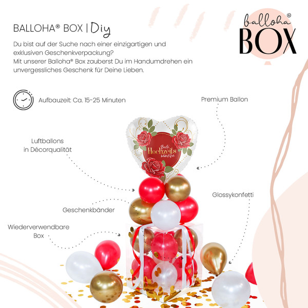 Balloha Geschenkbox DIY Hochzeitswünsche XL 3