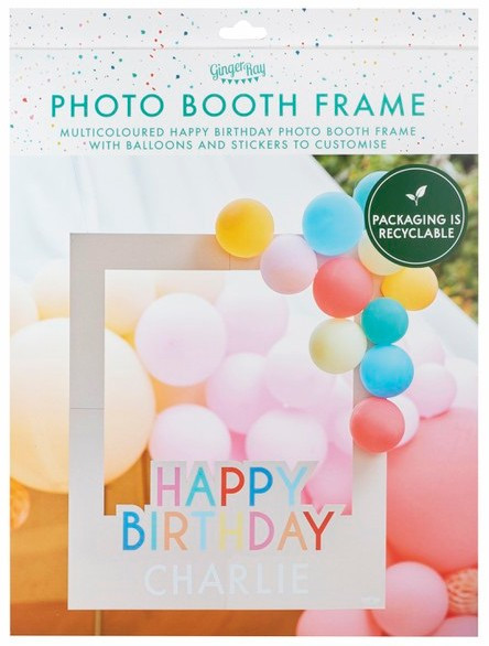 Bunter Birthday Fotorahmen 72 x 60cm 3