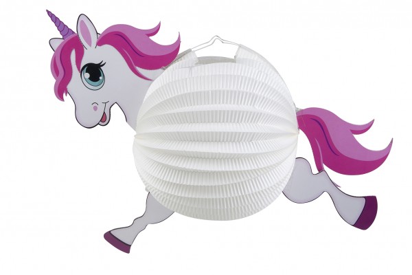 Einhorn Crazy Candy Motiv Laterne 20cm
