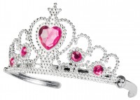 Silberne Kinder Prinzessin Krone