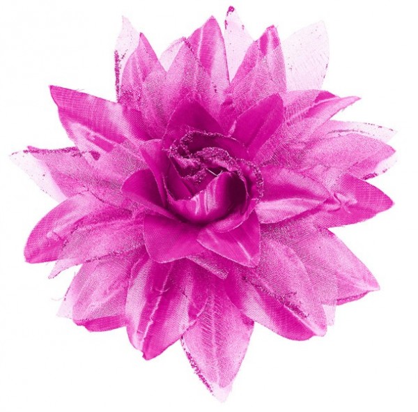 Pinke Blumen Haarspange