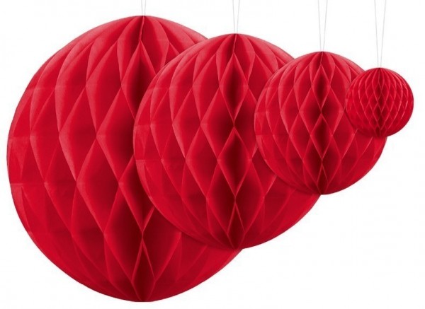 Wabenball Lumina rot 30cm 2