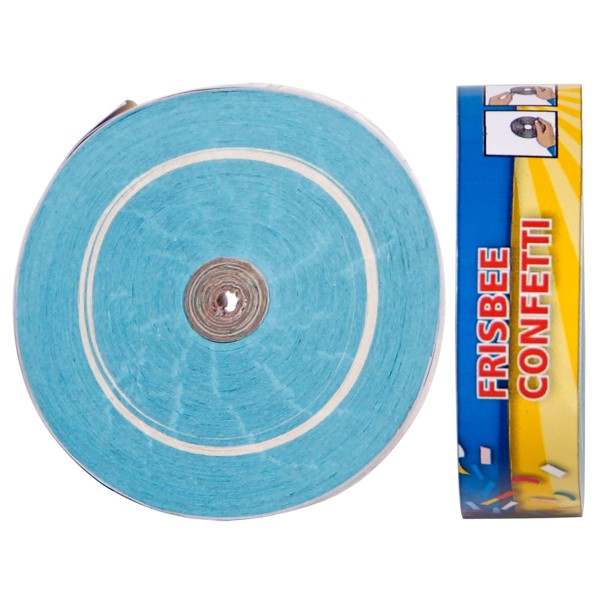 2 Frisbee-Konfetti in Hellblau