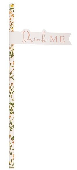 16 Birthday Teaparty Strohhalme 19,6 cm