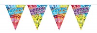 Groovy Happy Birthday Wimpelkette 6m