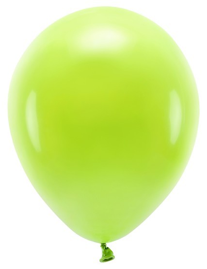 100 Eco Pastell Ballons hellgrün 30cm