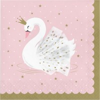 16 Royal Swan Servietten 33cm