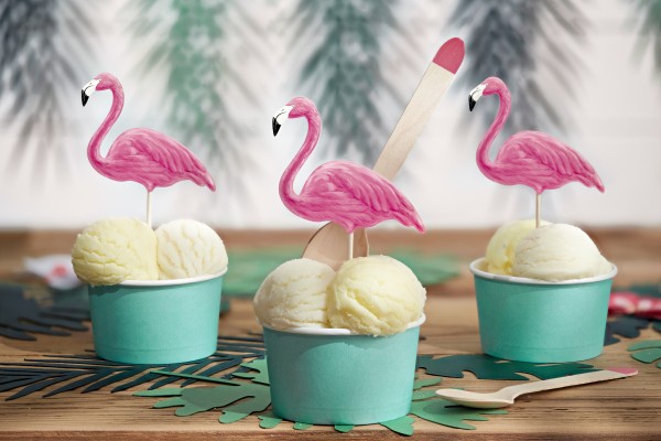 6 Tortendeko Flamingos Kohakai 15 bis 23,5cm 3
