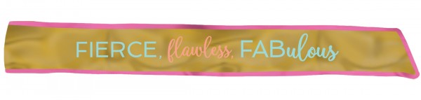 Flawless Birthday Schärpe 76cm