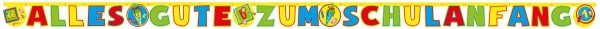 Schulstart Girlande Alles Gute 4m 3