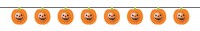Halloween Freunde Kürbis Girlande 2m