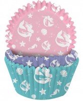 75 Mermaid Treasures Muffinförmchen