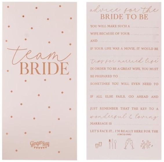 10 JGA Night Ratschlagkarten englisch