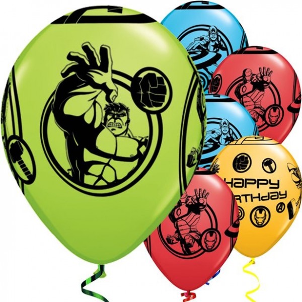 25 Avengers Triumph Luftballons 28cm