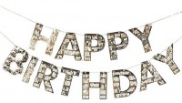 Brilliant Birthday Fransen-Girlande
