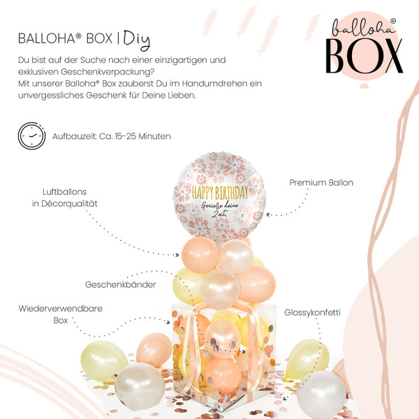 Balloha Geschenkbox DIY Bloomy Birthday Bash XL 3